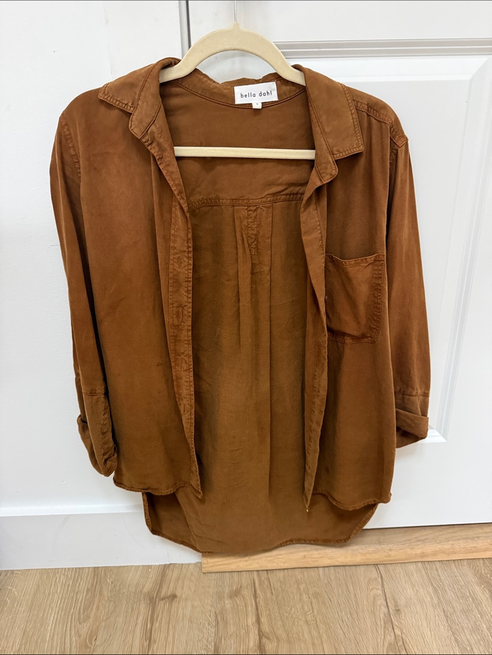 Bella Dahl Rust Button-Down Shirt